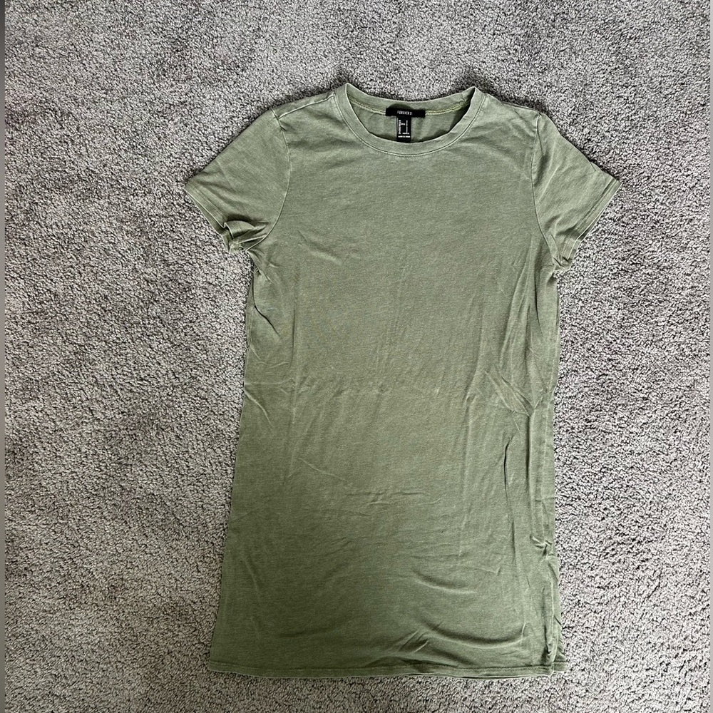 Crew Neck T-Shirt Dress
